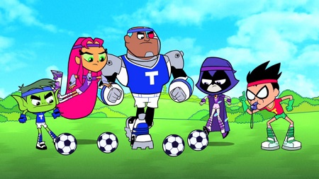 futebol dos heróis e jovens titãs, Copa Toon Futebol, desenho animado de  futebol d heróis, teen tita 